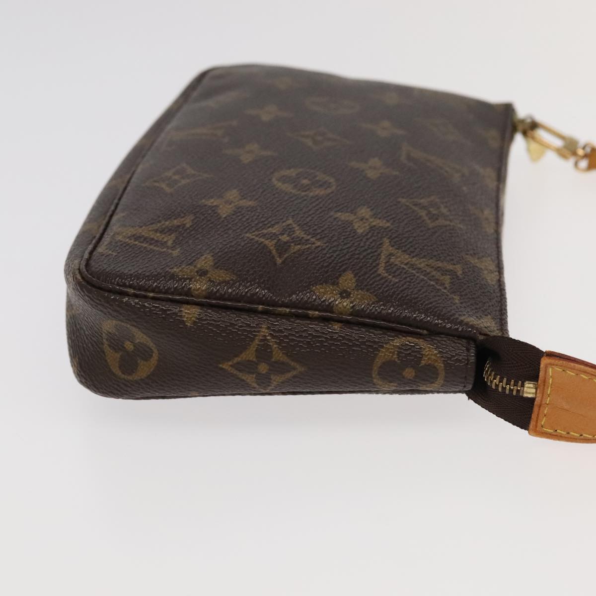 LOUIS VUITTON Monogram Pochette Accessoires Pouch M51980 LV Auth 85666