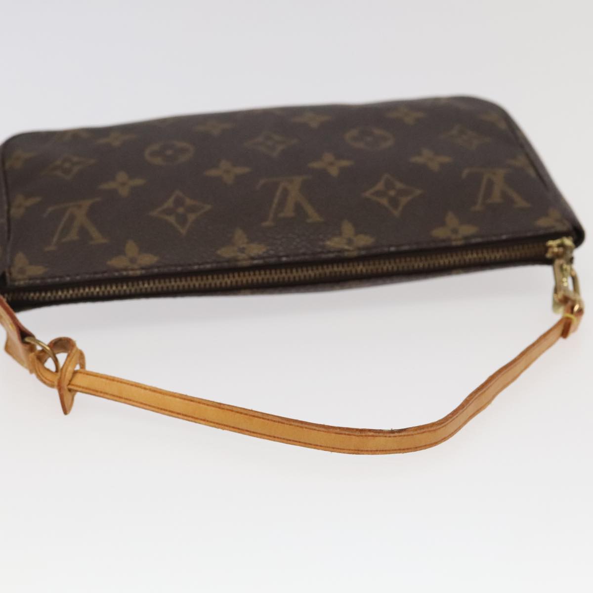 LOUIS VUITTON Monogram Pochette Accessoires Pouch M51980 LV Auth 85666