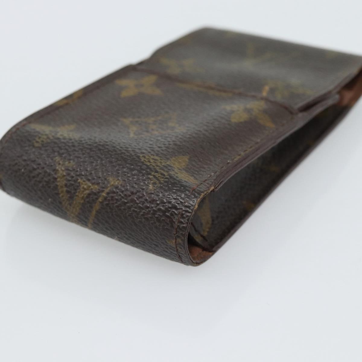 LOUIS VUITTON Monogram Etui Cigarette Cigarette Case 4Set LV Auth 85752
