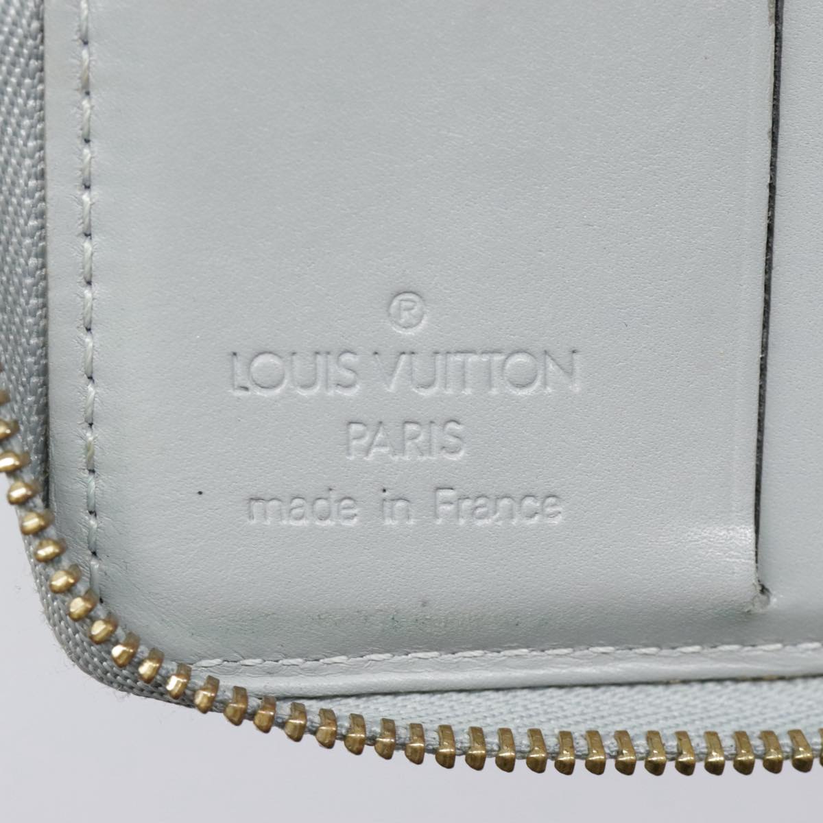 LOUIS VUITTON Monogram Vernis Bloom Wallet Gris M91044 LV Auth 85777