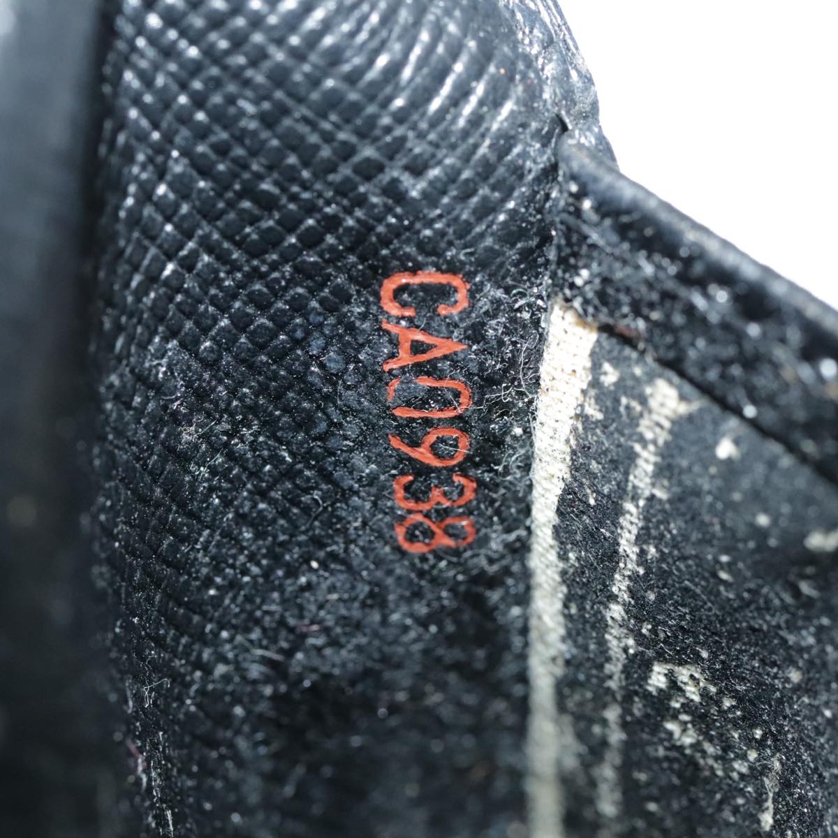 LOUIS VUITTON Epi Agenda PM Day Planner Cover Black R20052 LV Auth 85781