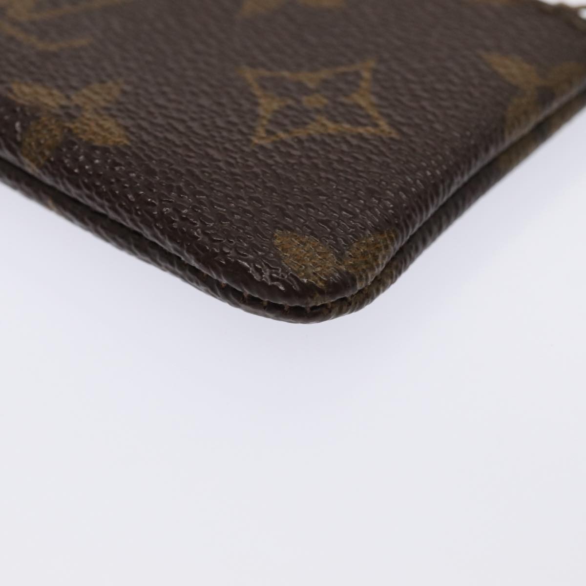 LOUIS VUITTON Monogram Pochette Cles Coin Purse M62650 LV Auth 85885