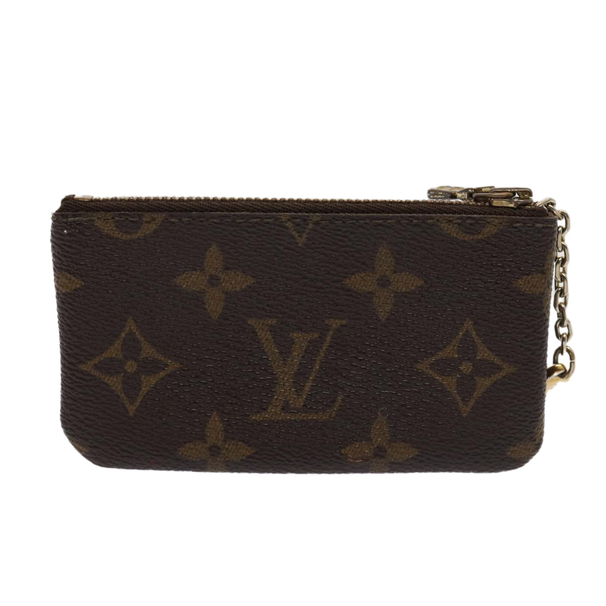 LOUIS VUITTON Monogram Pochette Cles Coin Purse M62650 LV Auth 85885