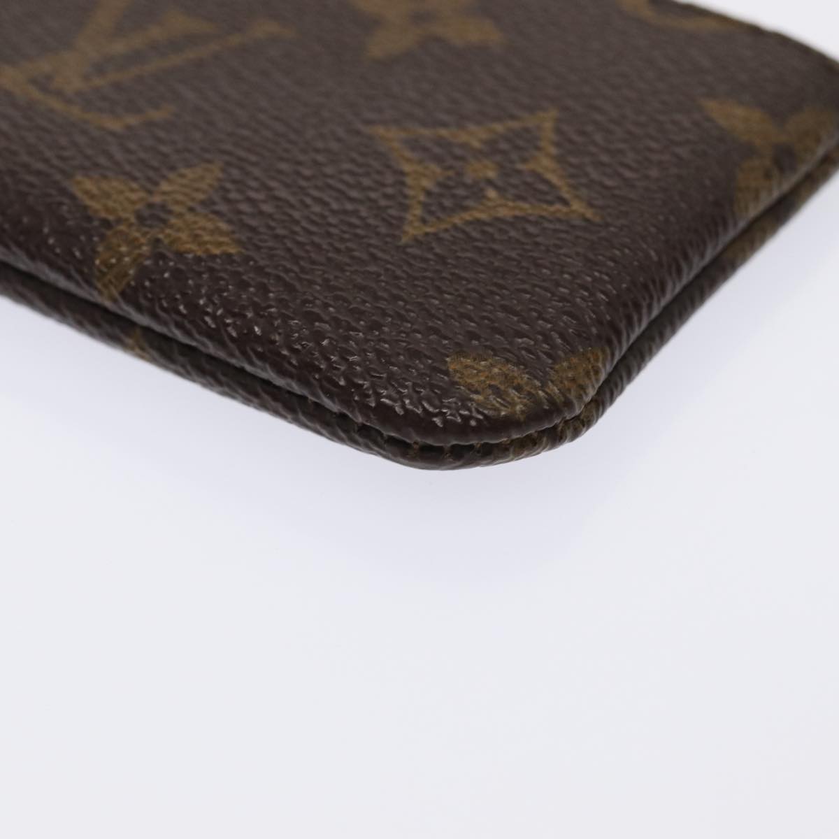 LOUIS VUITTON Monogram Pochette Cles Coin Purse M62650 LV Auth 85885