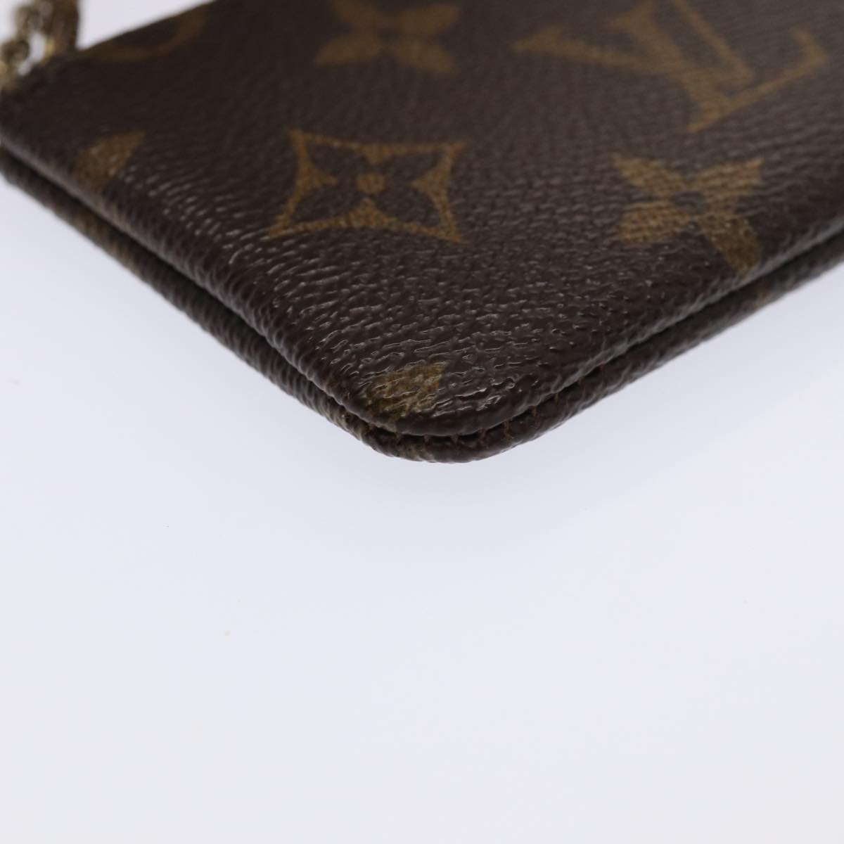 LOUIS VUITTON Monogram Pochette Cles Coin Purse M62650 LV Auth 85885