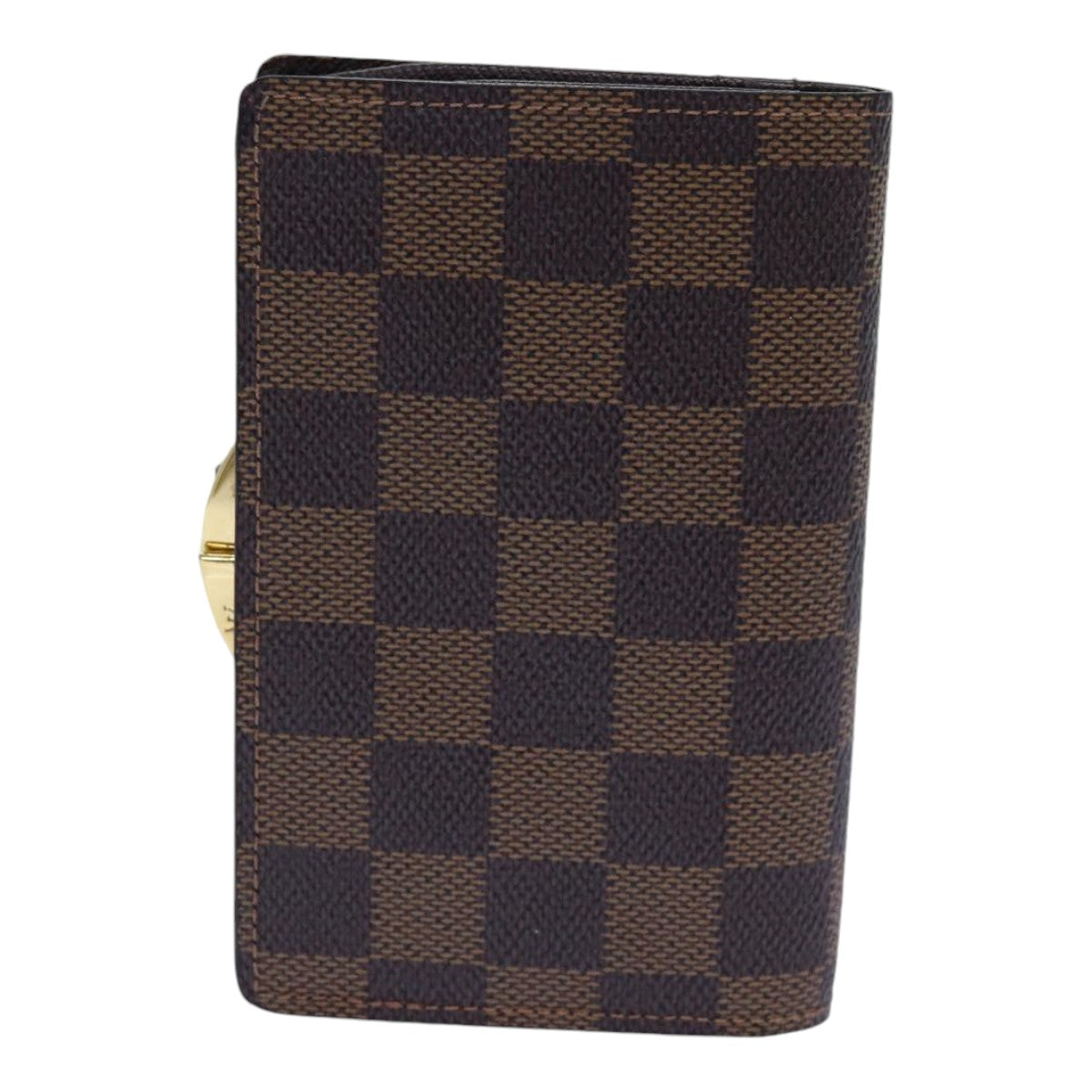 LOUIS VUITTON Damier Ebene Portefeuille Viennois Wallet N61674 LV Auth 85898