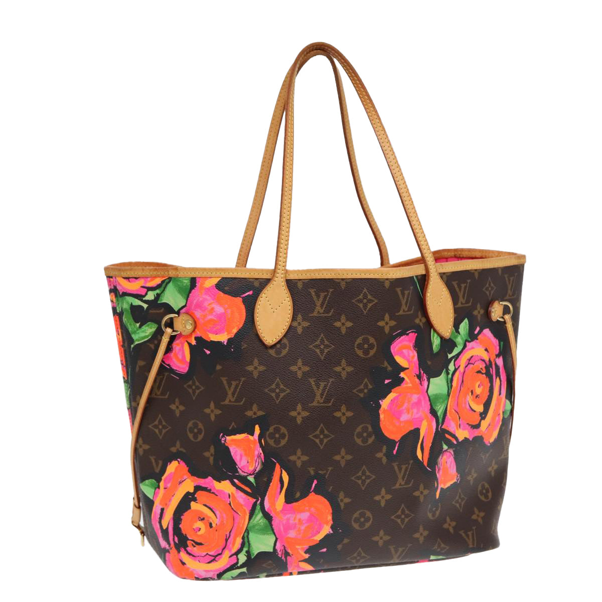LOUIS VUITTON Monogram Rose Neverfull MM Tote Bag M48613 LV Auth 85918AV