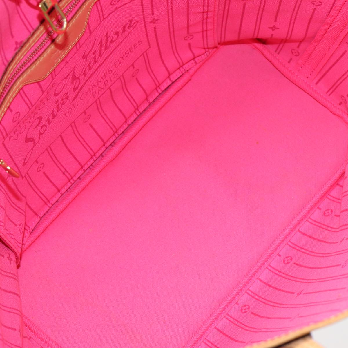 LOUIS VUITTON Monogram Rose Neverfull MM Tote Bag M48613 LV Auth 85918SAV