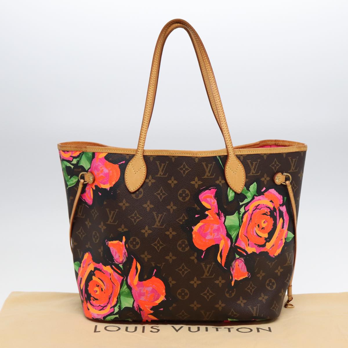 LOUIS VUITTON Monogram Rose Neverfull MM Tote Bag M48613 LV Auth 85918SAV