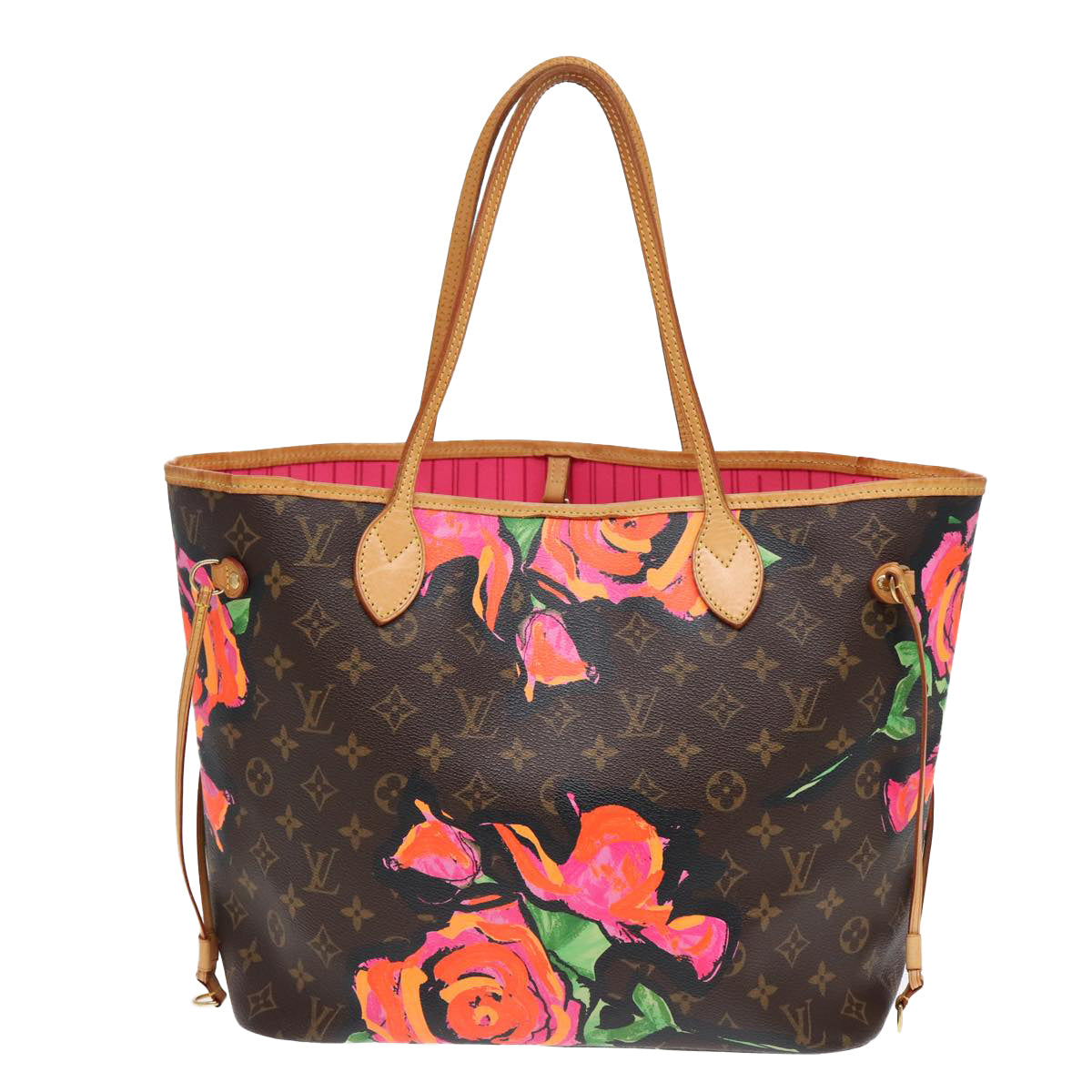 LOUIS VUITTON Monogram Rose Neverfull MM Tote Bag M48613 LV Auth 85918AV