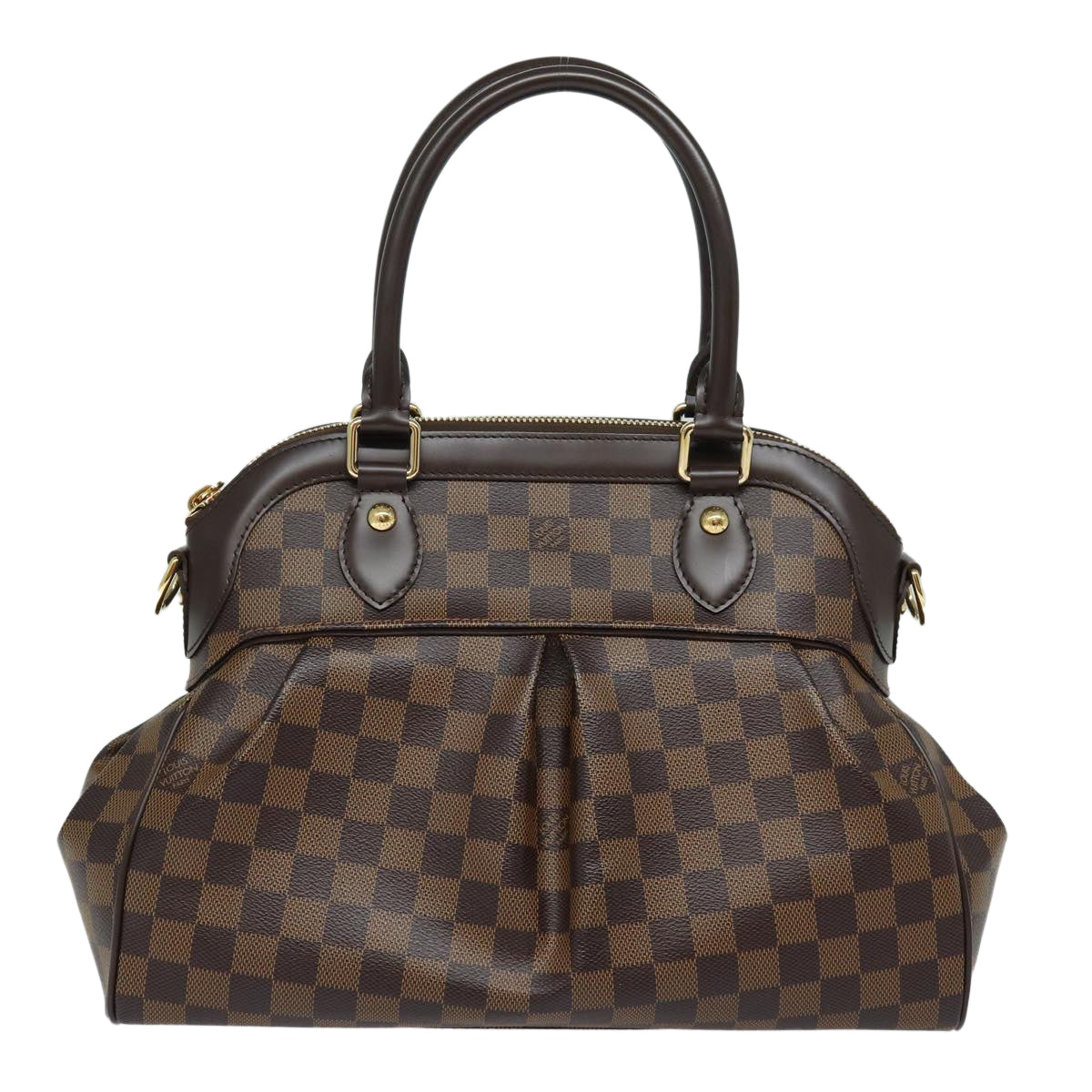 LOUIS VUITTON Damier Ebene Trevi GM Hand Bag 2way N51998 LV Auth 85934SAV