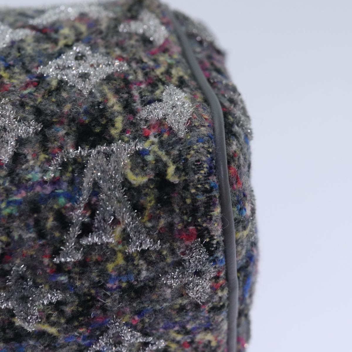 LOUIS VUITTON Monogram Felt Keepall XS Hand Bag Gray M80821 LV Auth 86001SM