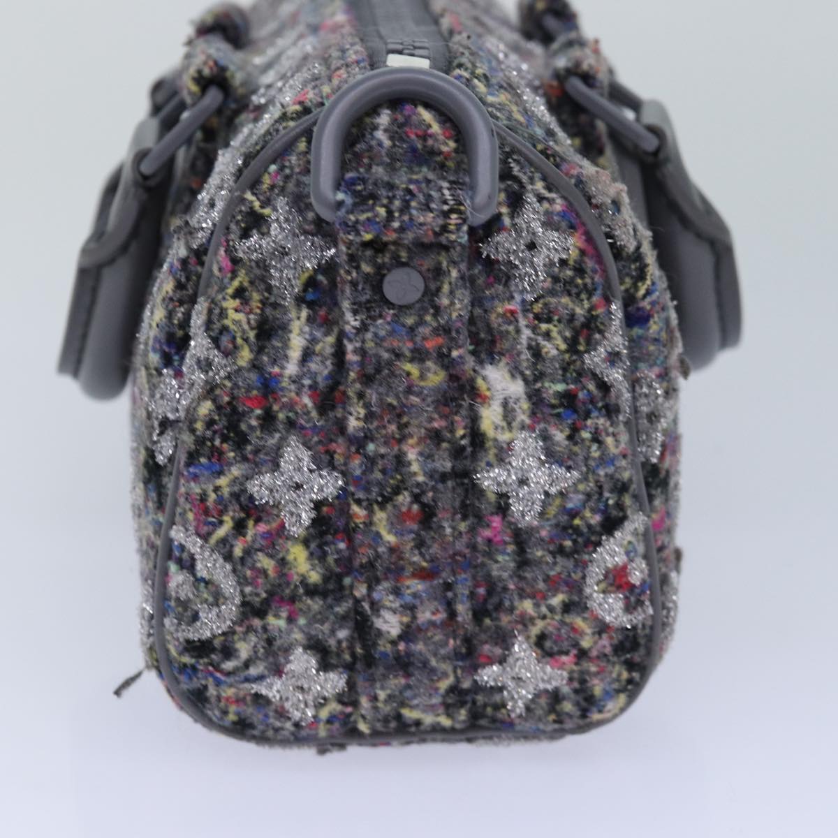 LOUIS VUITTON Monogram Felt Keepall XS Hand Bag Gray M80821 LV Auth 86001SM