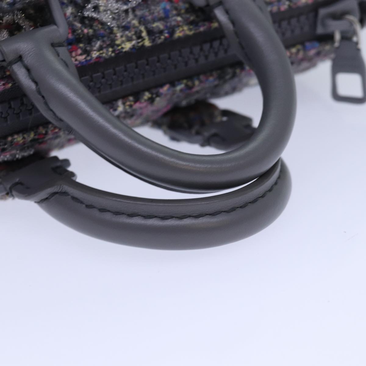 LOUIS VUITTON Monogram Felt Keepall XS Hand Bag Gray M80821 LV Auth 86001SM