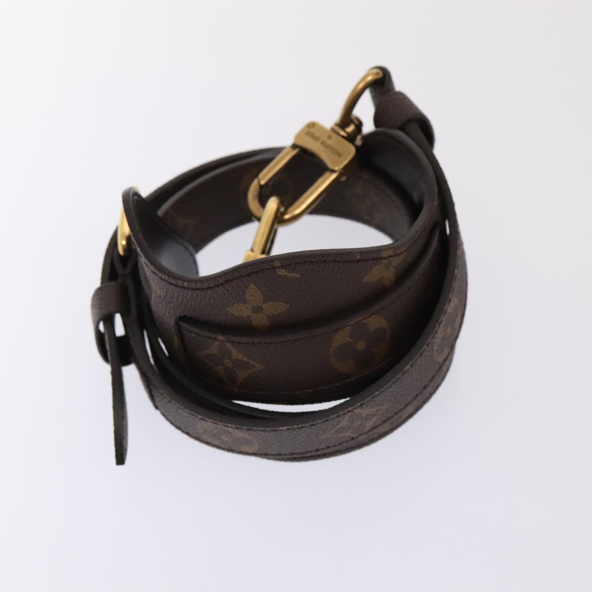 LOUIS VUITTON LV Portrait Keepall Bandouliere 55 Bag Brown M46677 Auth 86022S