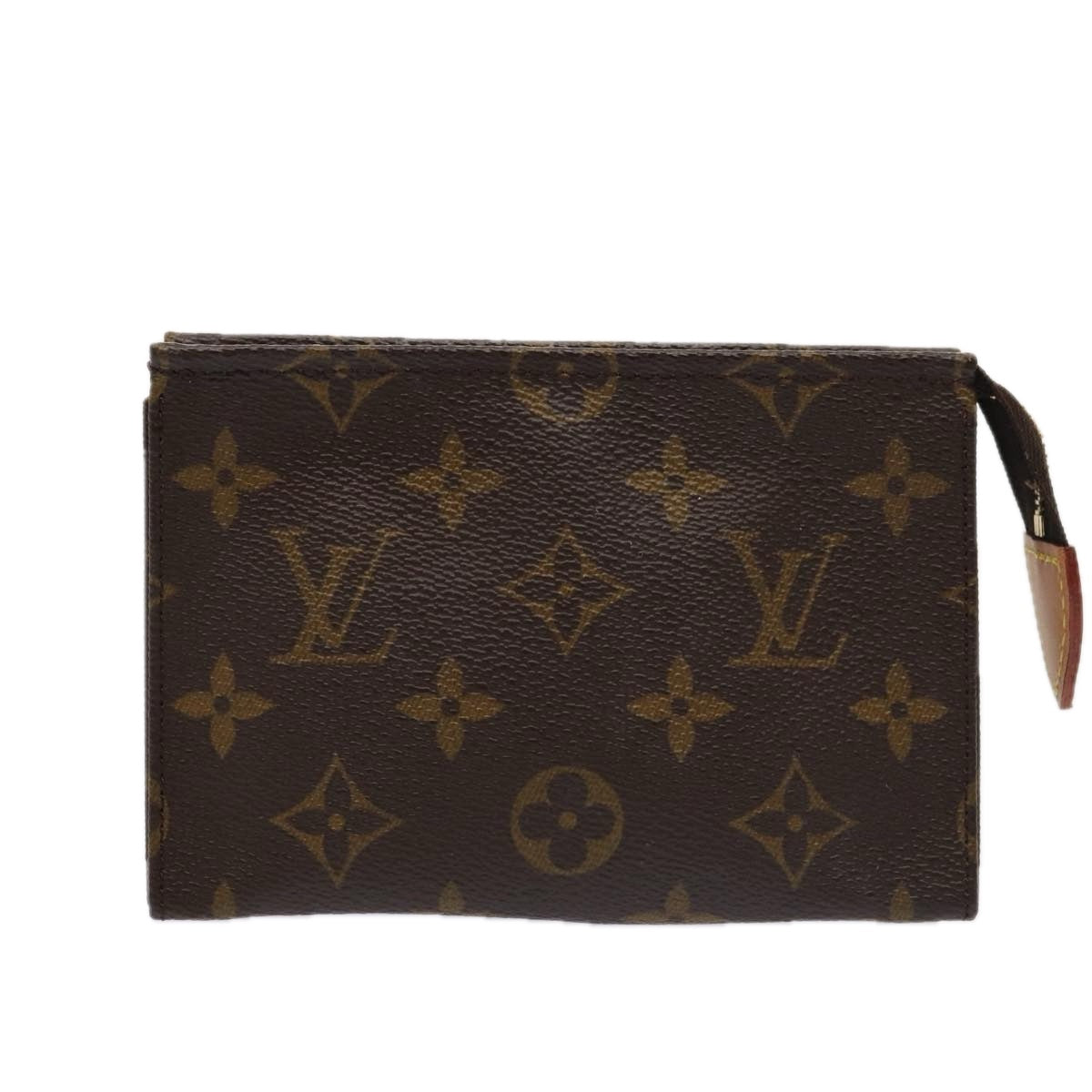 LOUIS VUITTON Monogram Poche Toilette 15 Pouch M47546 LV Auth 86035