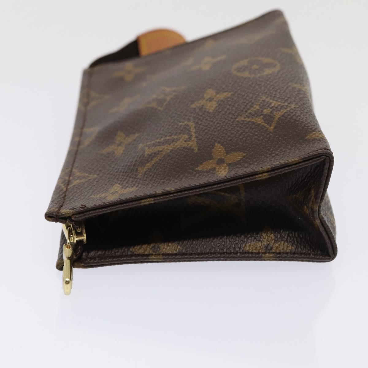 LOUIS VUITTON Monogram Poche Toilette 15 Pouch M47546 LV Auth 86035