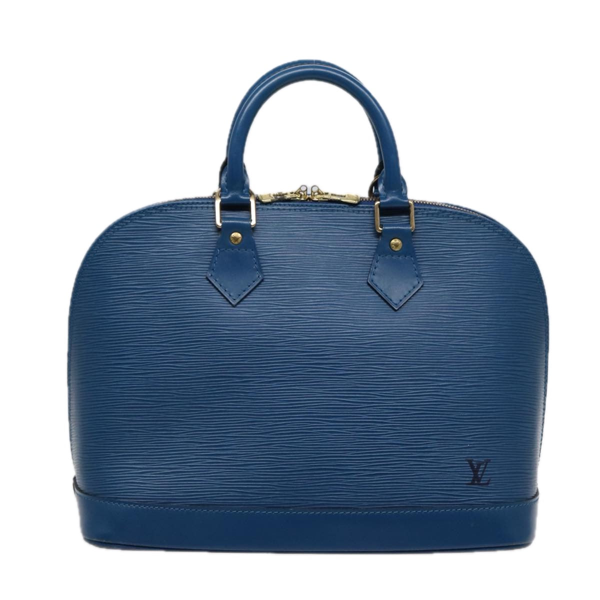 LOUIS VUITTON Epi Alma Hand Bag Toledo Blue M52145 LV Auth 86063