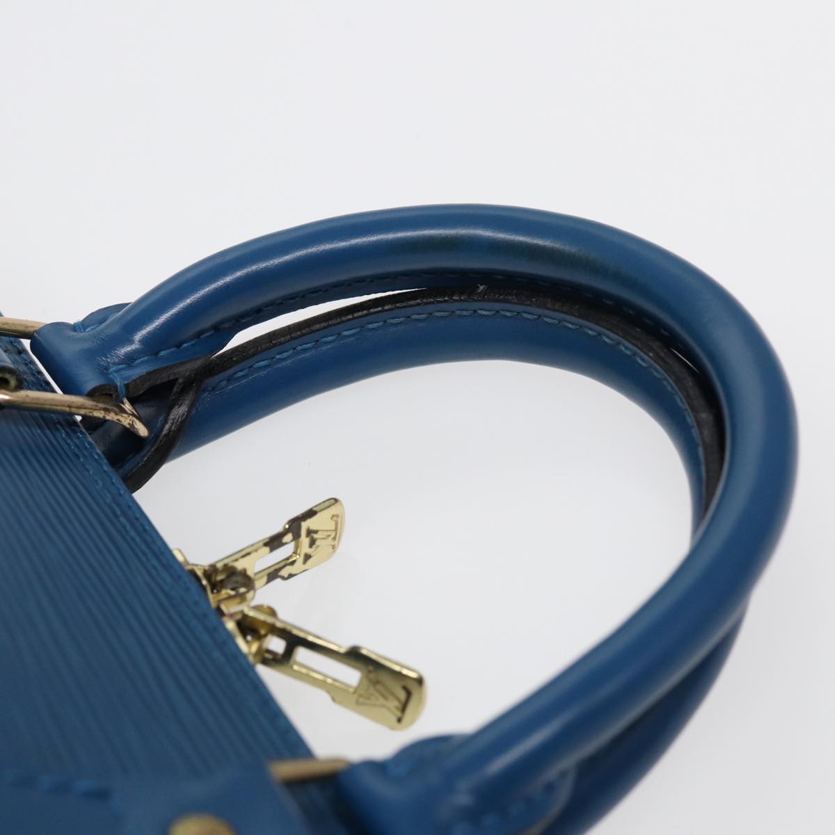 LOUIS VUITTON Epi Alma Hand Bag Toledo Blue M52145 LV Auth 86063