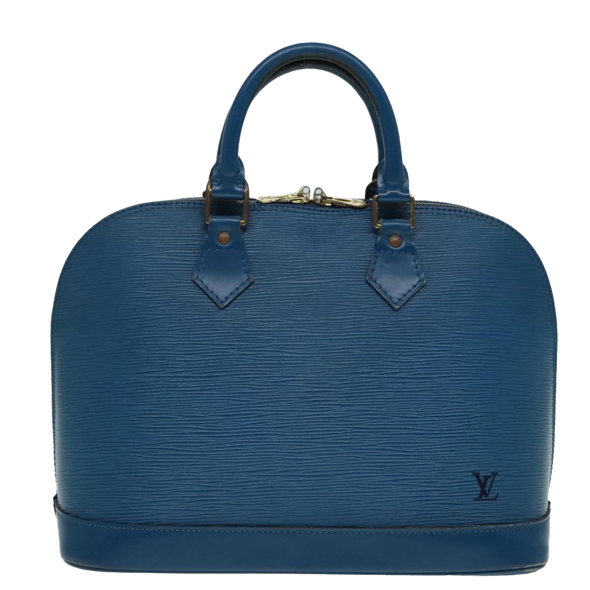 LOUIS VUITTON Epi Alma Hand Bag Toledo Blue M52145 LV Auth 86190