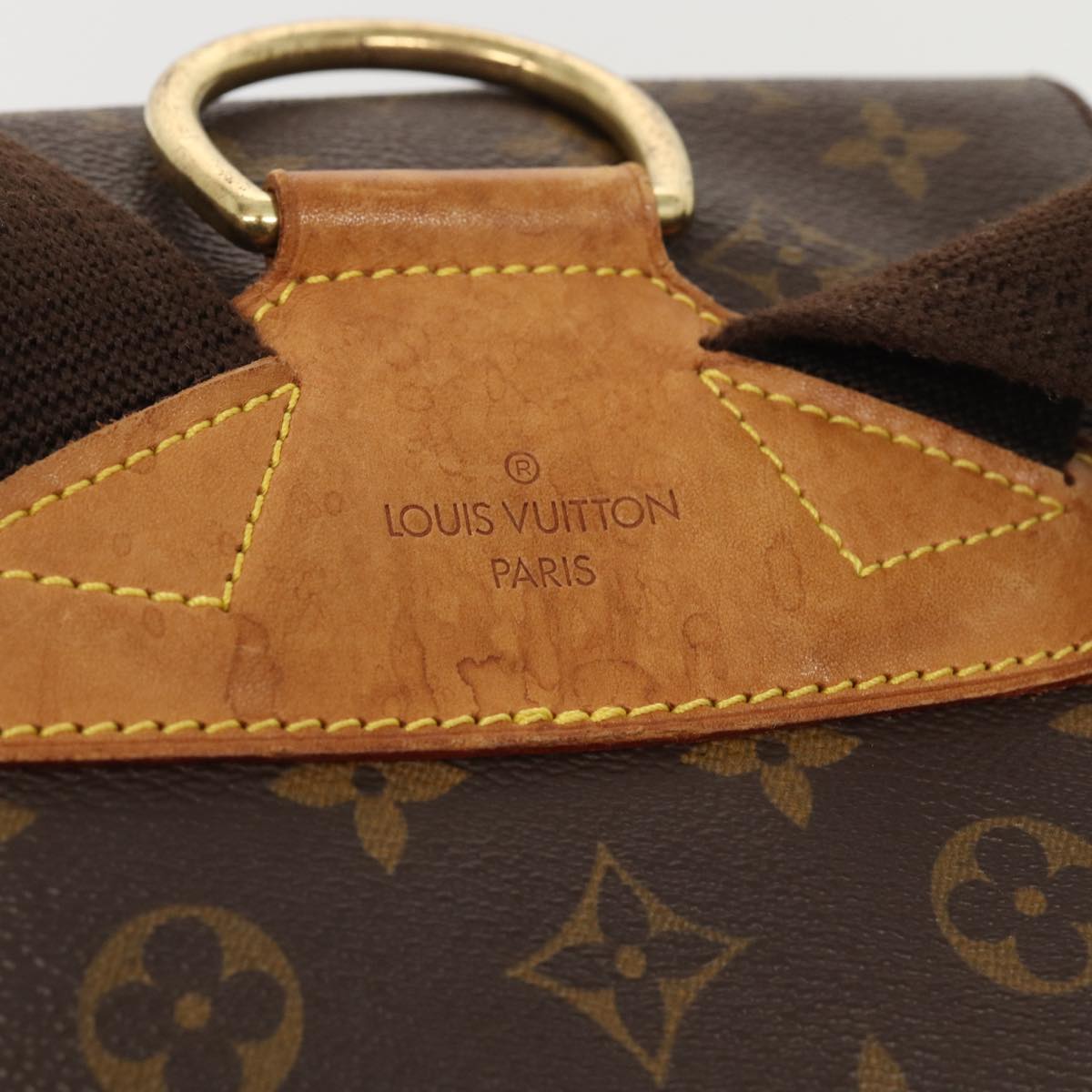 LOUIS VUITTON Monogram Montsouris GM Backpack M51135 LV Auth 86239