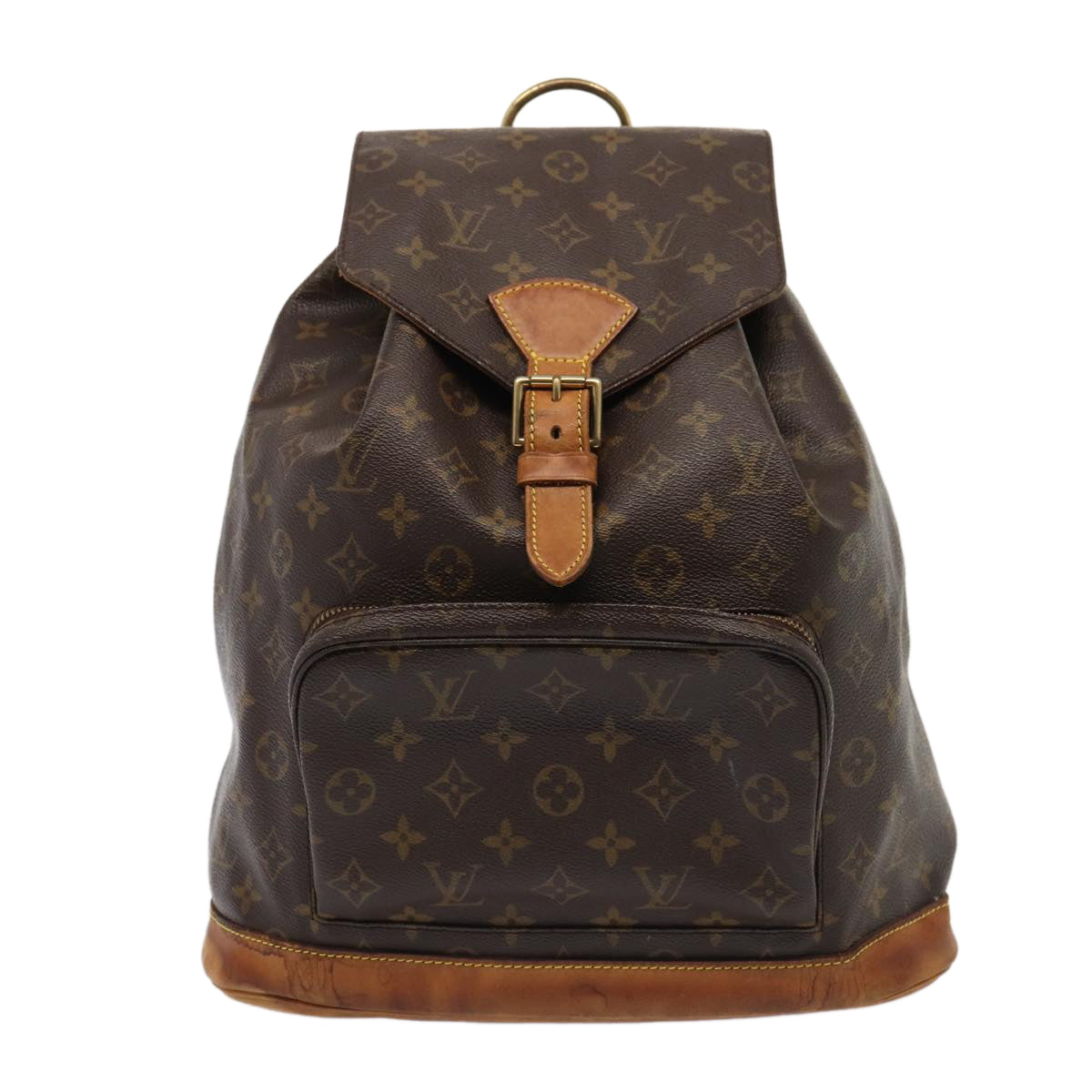 LOUIS VUITTON Monogram Montsouris GM Backpack M51135 LV Auth 86239