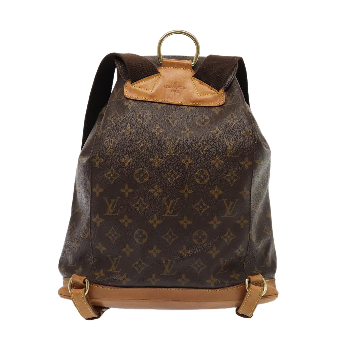 LOUIS VUITTON Monogram Montsouris GM Backpack M51135 LV Auth 86239