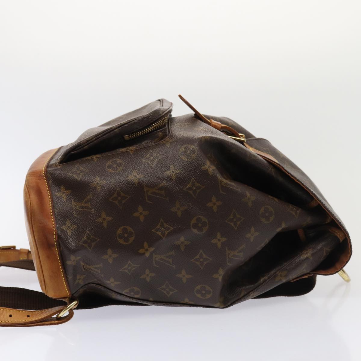 LOUIS VUITTON Monogram Montsouris GM Backpack M51135 LV Auth 86239