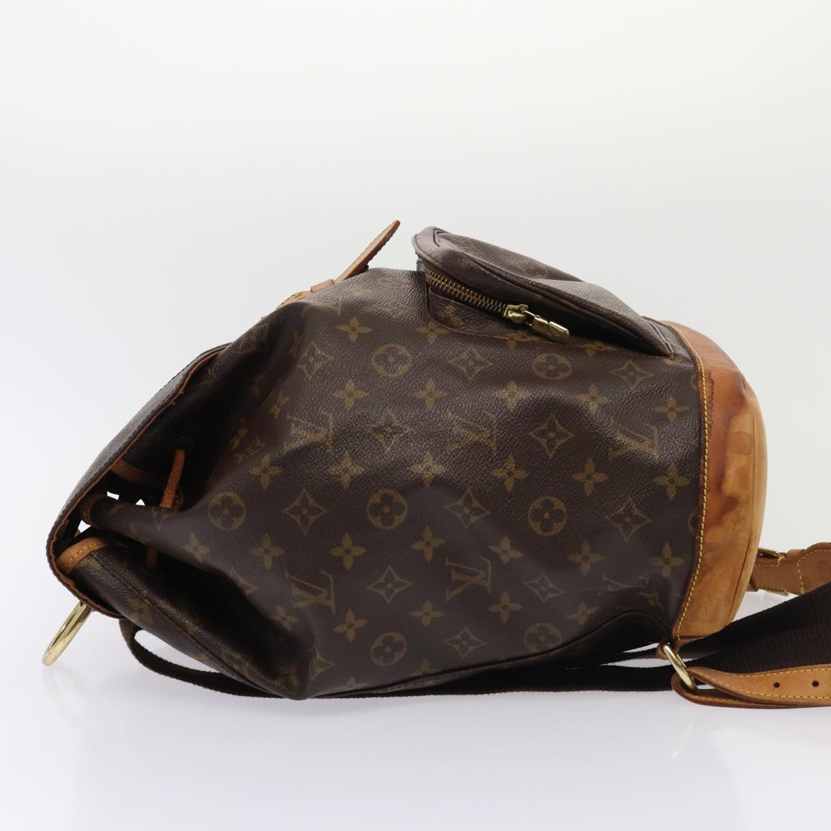 LOUIS VUITTON Monogram Montsouris GM Backpack M51135 LV Auth 86239