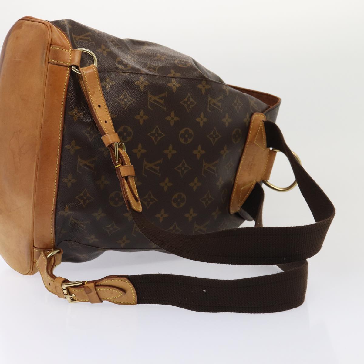 LOUIS VUITTON Monogram Montsouris GM Backpack M51135 LV Auth 86239