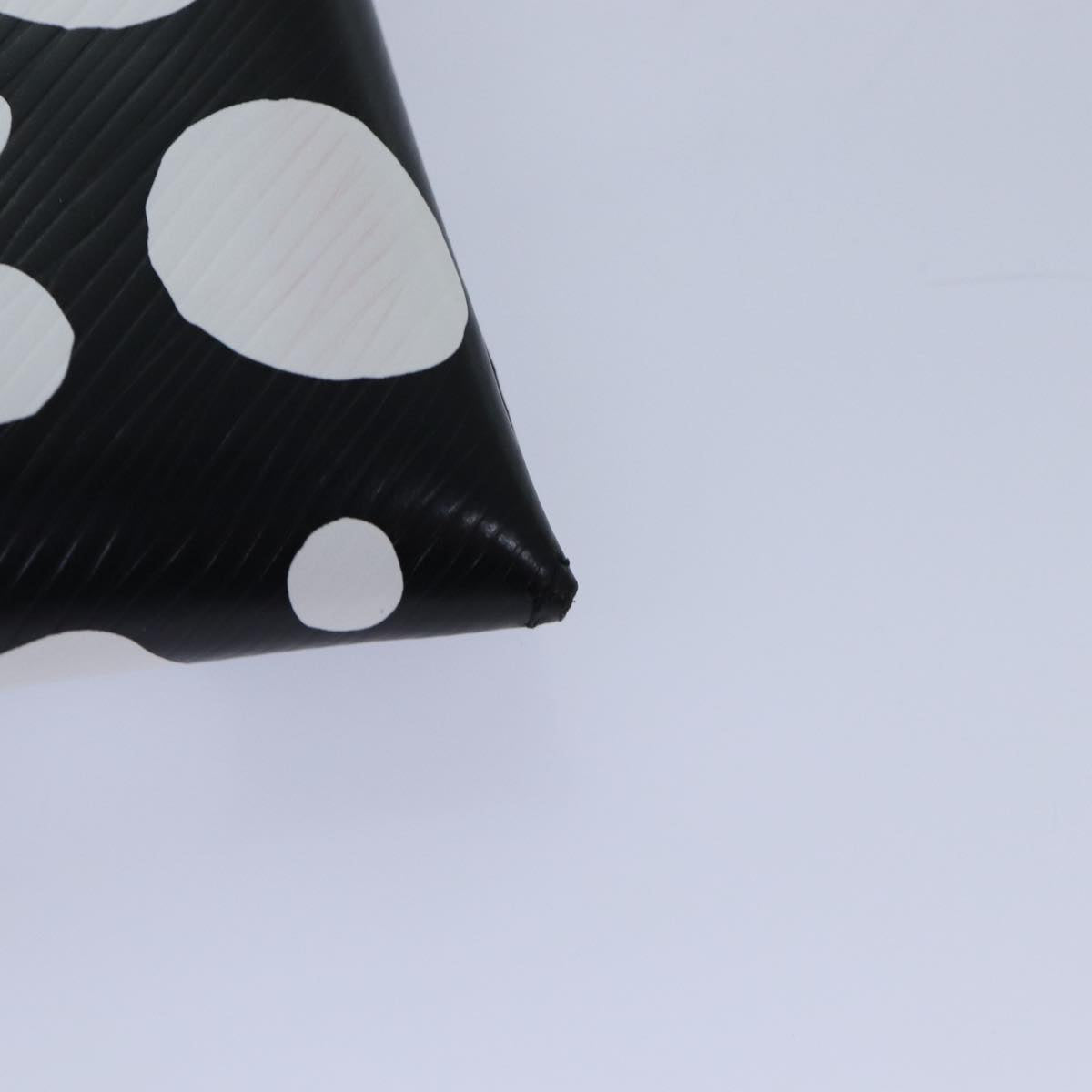 LOUIS VUITTON Epi Yayoi Kusama Pochette Kirigami Pouch Black M81959 Auth 86284SM