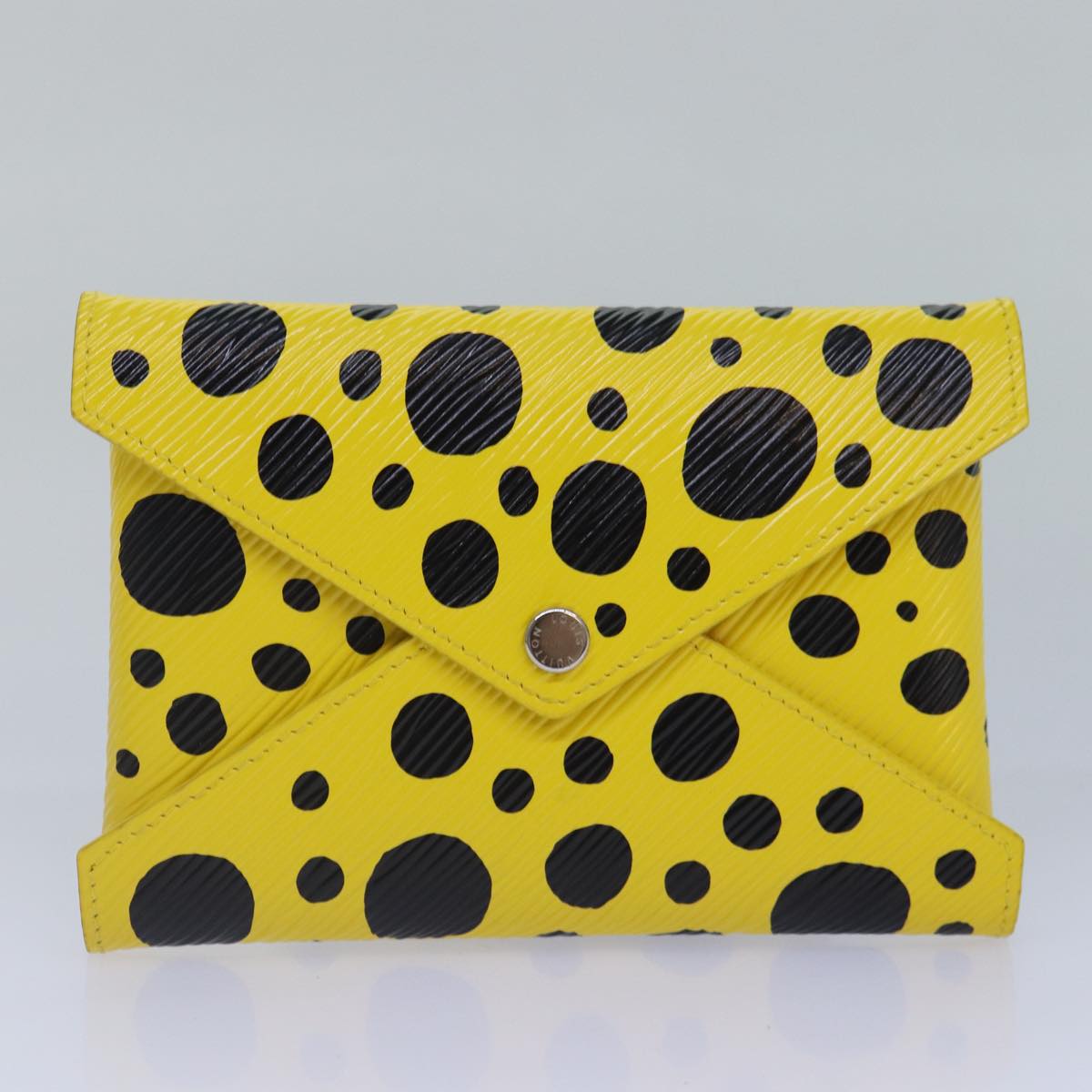 LOUIS VUITTON Epi Yayoi Kusama Pochette Kirigami Pouch Black M81959 Auth 86284SM