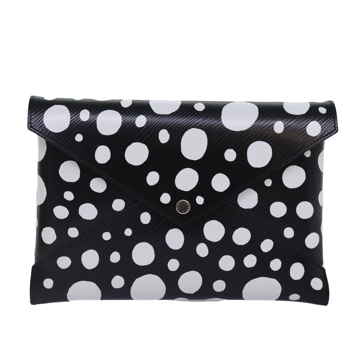 LOUIS VUITTON Epi Yayoi Kusama Pochette Kirigami Pouch Black M81959 Auth 86284SM