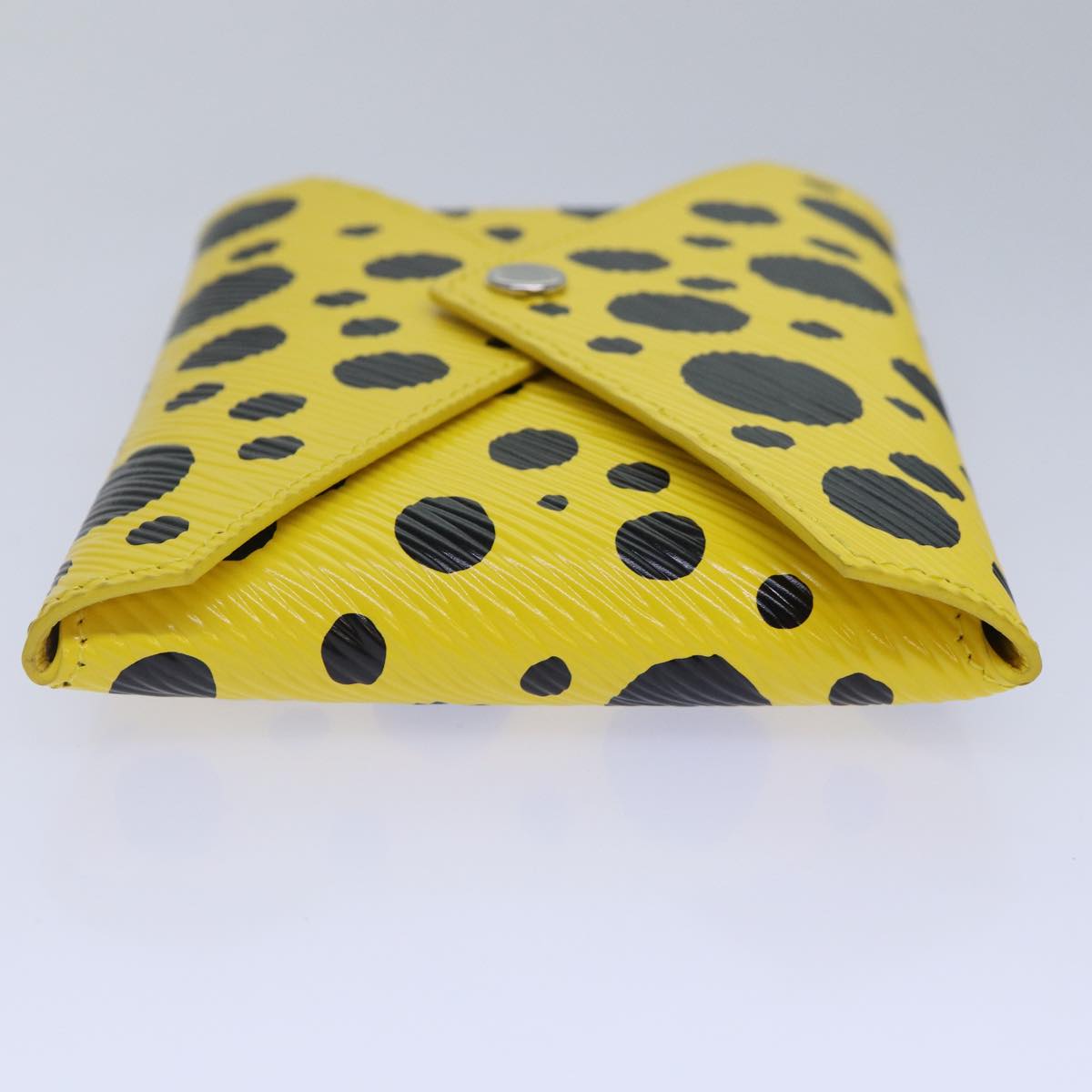 LOUIS VUITTON Epi Yayoi Kusama Pochette Kirigami Pouch Black M81959 Auth 86284SM