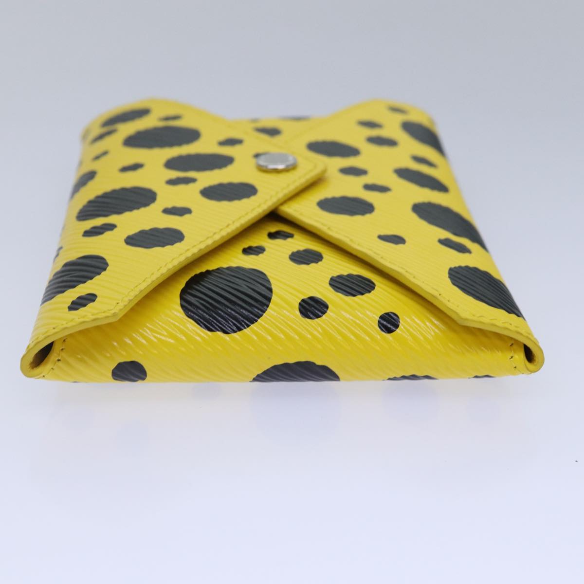 LOUIS VUITTON Epi Yayoi Kusama Pochette Kirigami Pouch Black M81959 Auth 86284SM