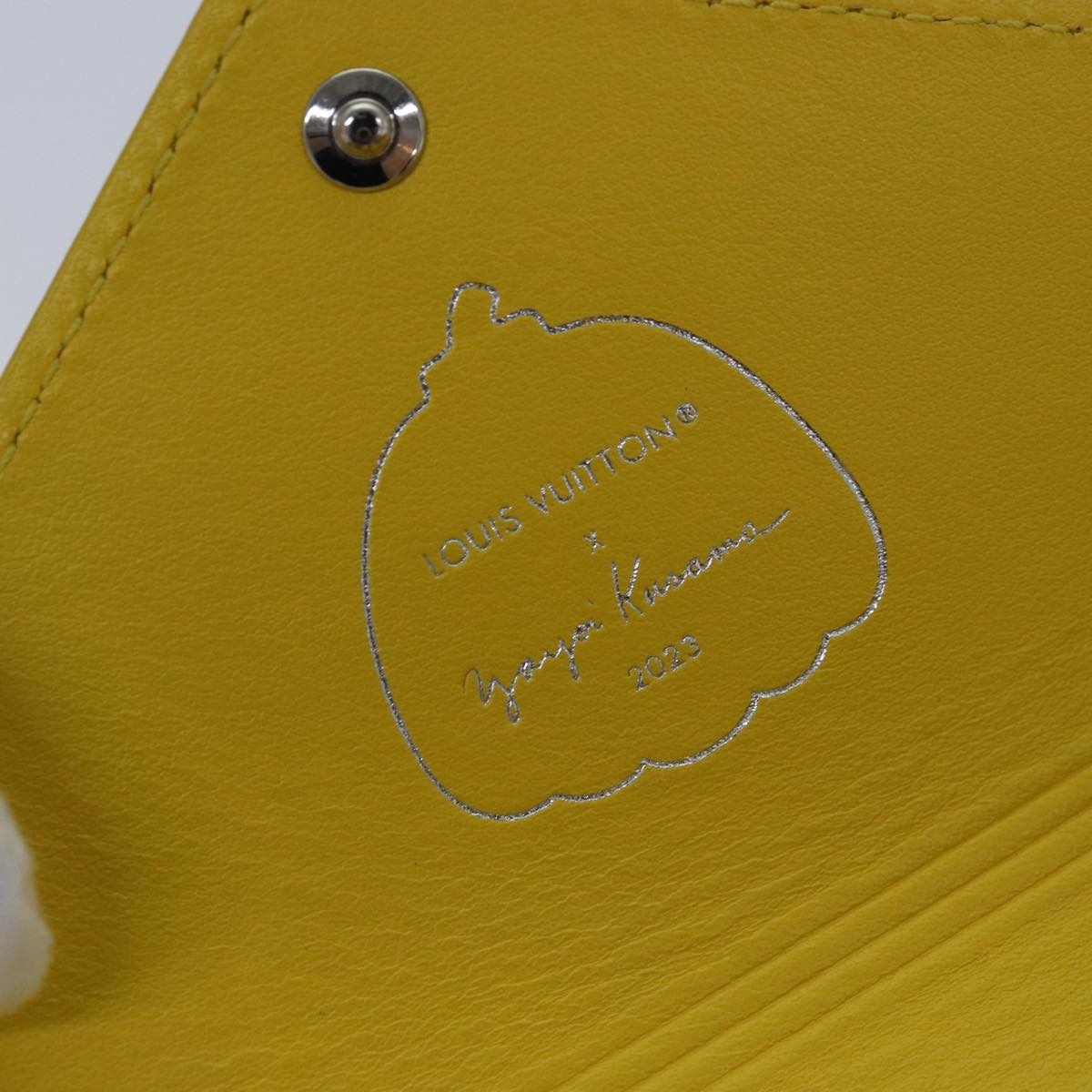 LOUIS VUITTON Epi Yayoi Kusama Pochette Kirigami Pouch Black M81959 Auth 86284SM