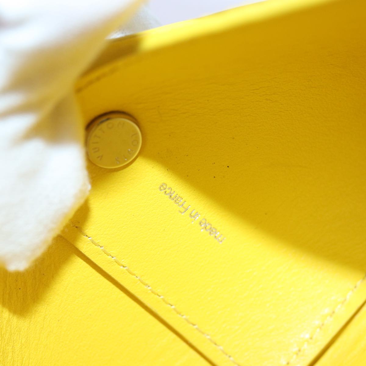 LOUIS VUITTON Epi Yayoi Kusama Pochette Kirigami Pouch Black M81959 Auth 86284SM