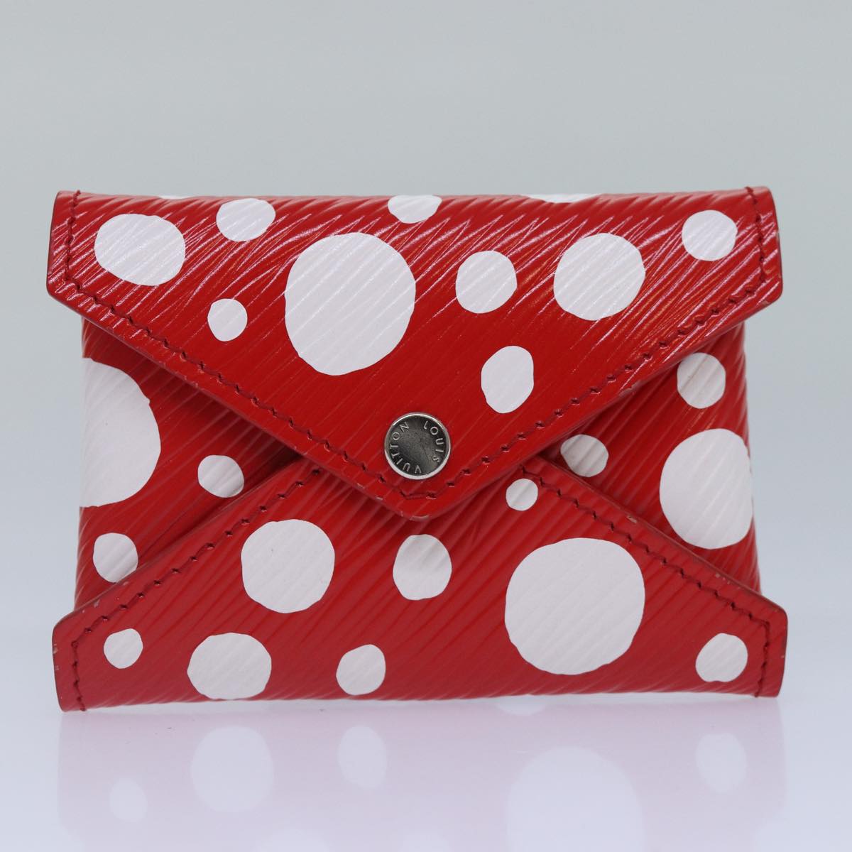 LOUIS VUITTON Epi Yayoi Kusama Pochette Kirigami Pouch Black M81959 Auth 86284SM