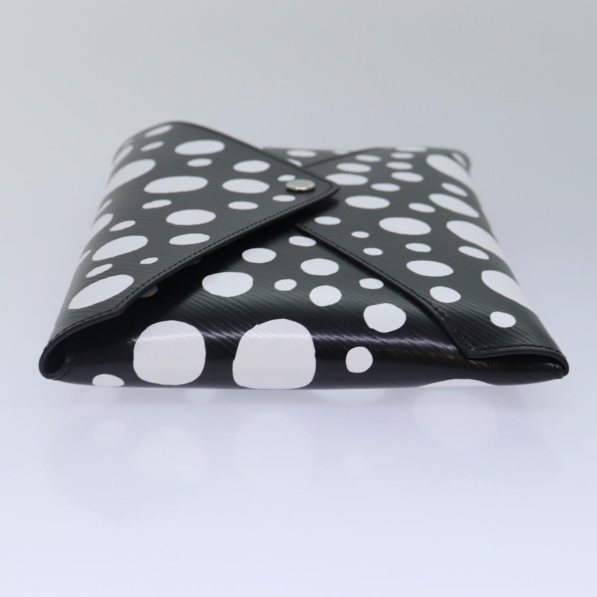 LOUIS VUITTON Epi Yayoi Kusama Pochette Kirigami Pouch Black M81959 Auth 86284SM