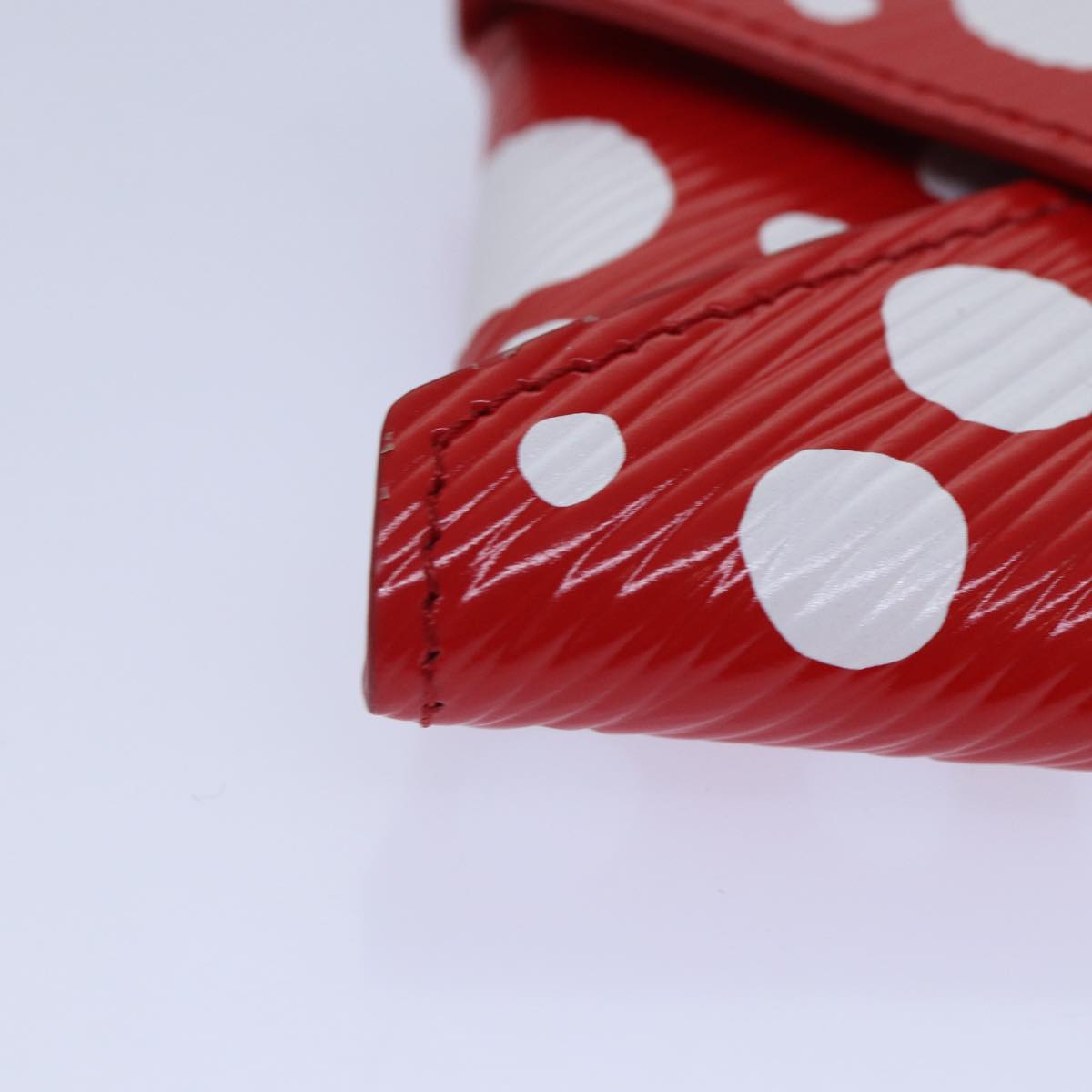 LOUIS VUITTON Epi Yayoi Kusama Pochette Kirigami Pouch Black M81959 Auth 86284SM