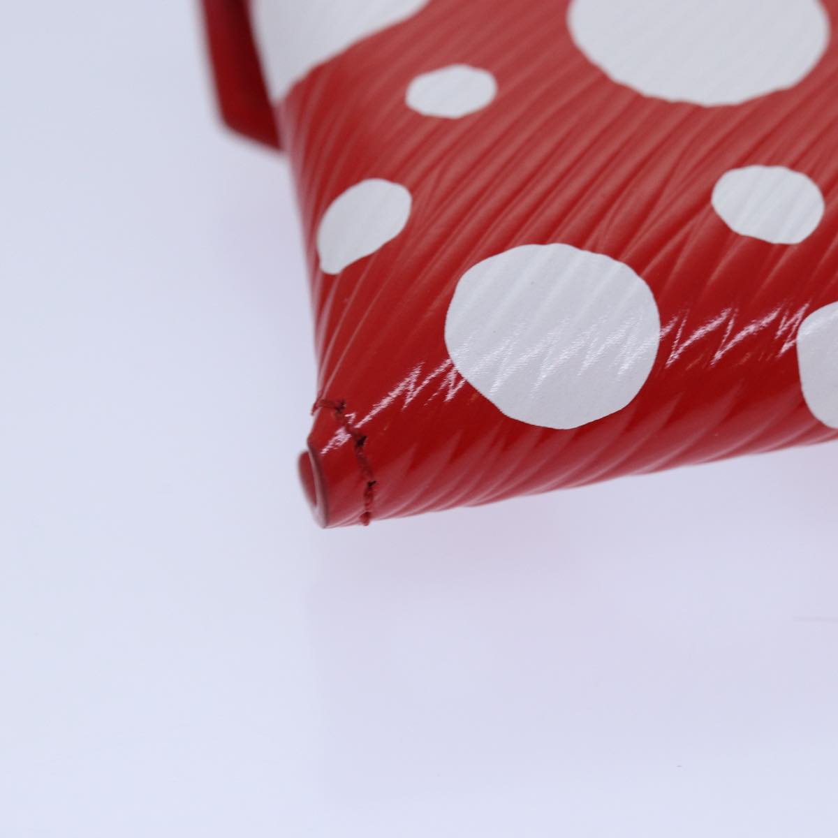 LOUIS VUITTON Epi Yayoi Kusama Pochette Kirigami Pouch Black M81959 Auth 86284SM