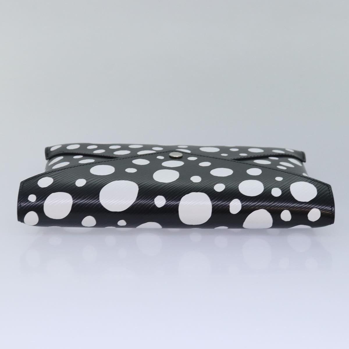 LOUIS VUITTON Epi Yayoi Kusama Pochette Kirigami Pouch Black M81959 Auth 86284SM