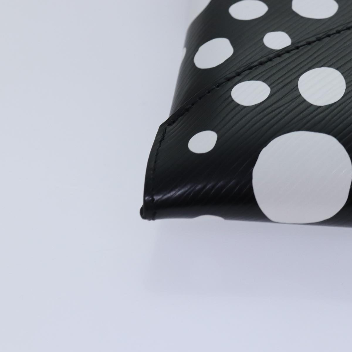 LOUIS VUITTON Epi Yayoi Kusama Pochette Kirigami Pouch Black M81959 Auth 86284SM