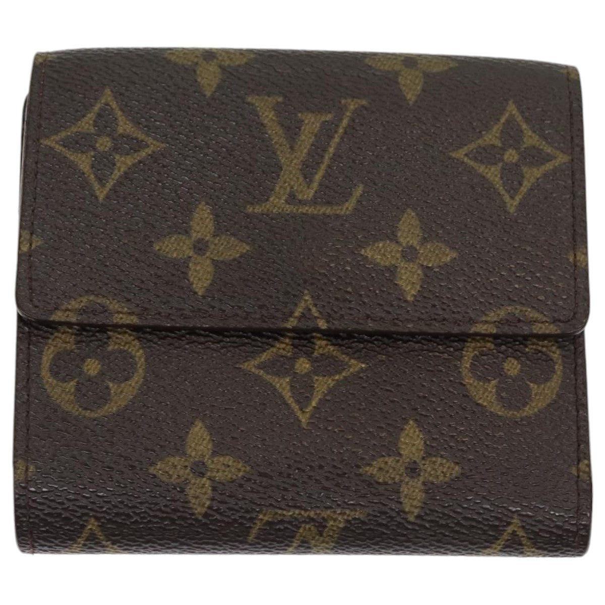 LOUIS VUITTON Monogram Portefeuille Elise Trifold Wallet M61654 LV Auth 86291