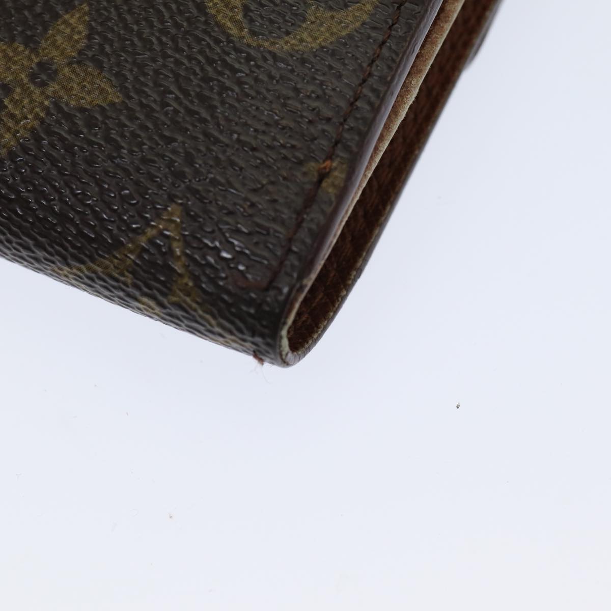 LOUIS VUITTON Monogram Portefeuille Elise Trifold Wallet M61654 LV Auth 86291