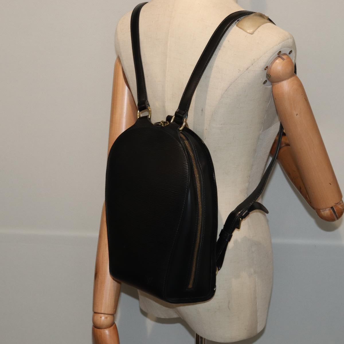 LOUIS VUITTON Epi Mabillon Backpack Black M52232 LV Auth 86372