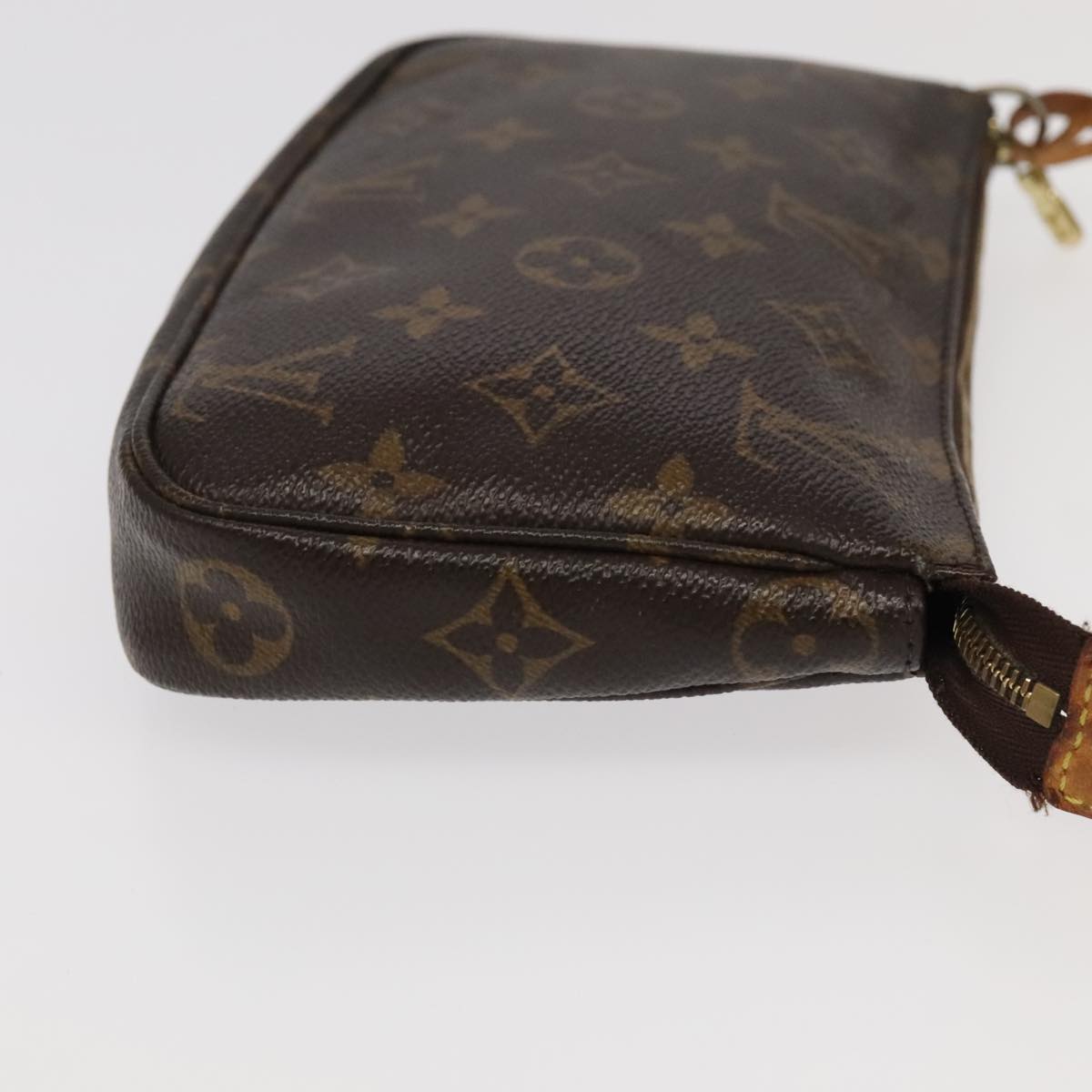 LOUIS VUITTON Monogram Pochette Accessoires Pouch M51980 LV Auth 86490