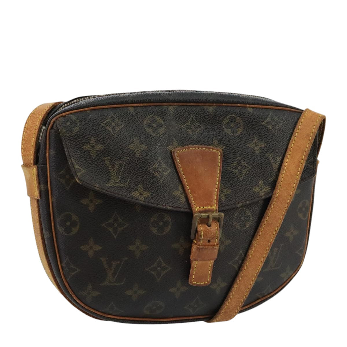 LOUIS VUITTON Monogram Jeune Fille MM Shoulder Bag M51226 LV Auth 86500