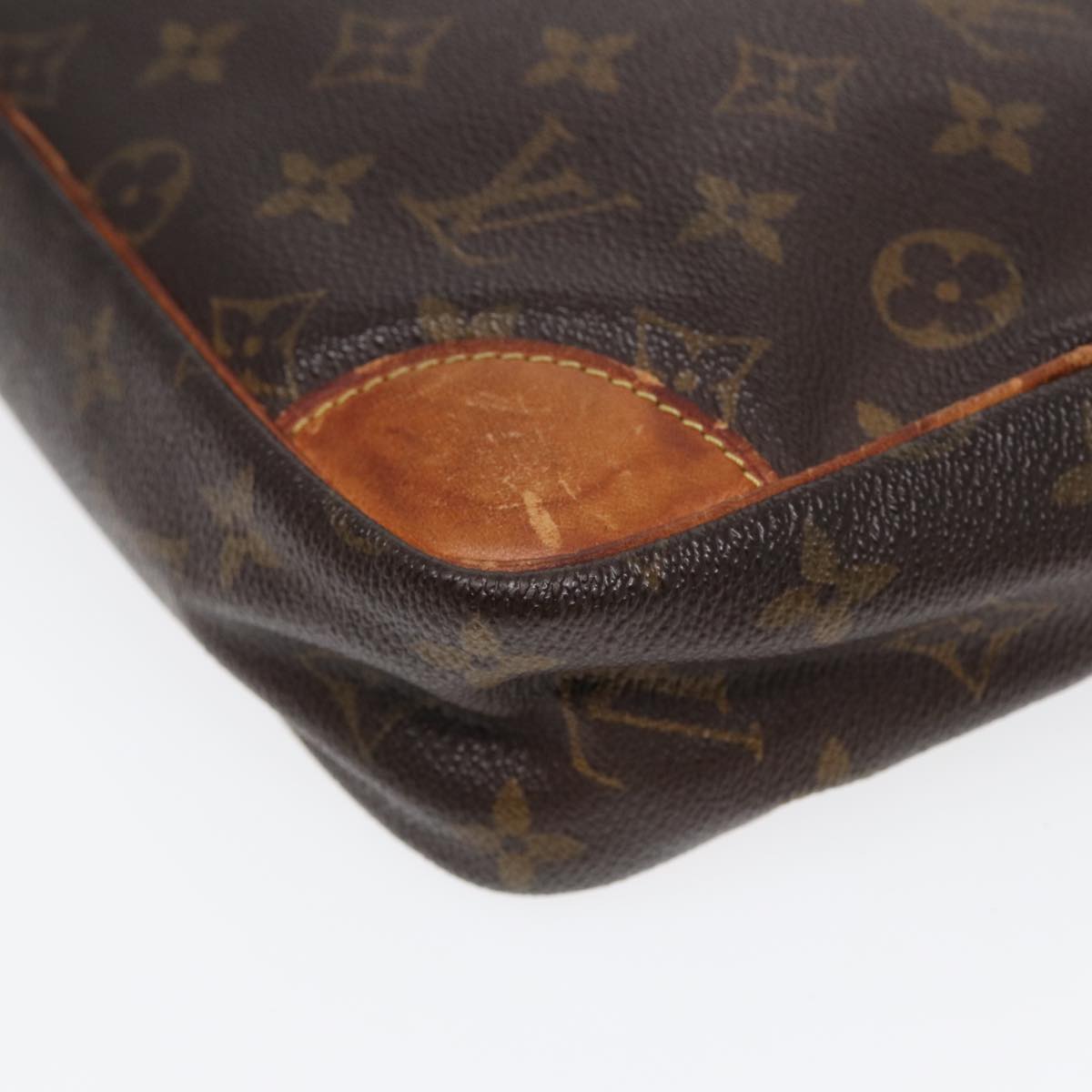 LOUIS VUITTON Monogram Compiegne 28 Clutch Bag M51845 LV Auth 86622