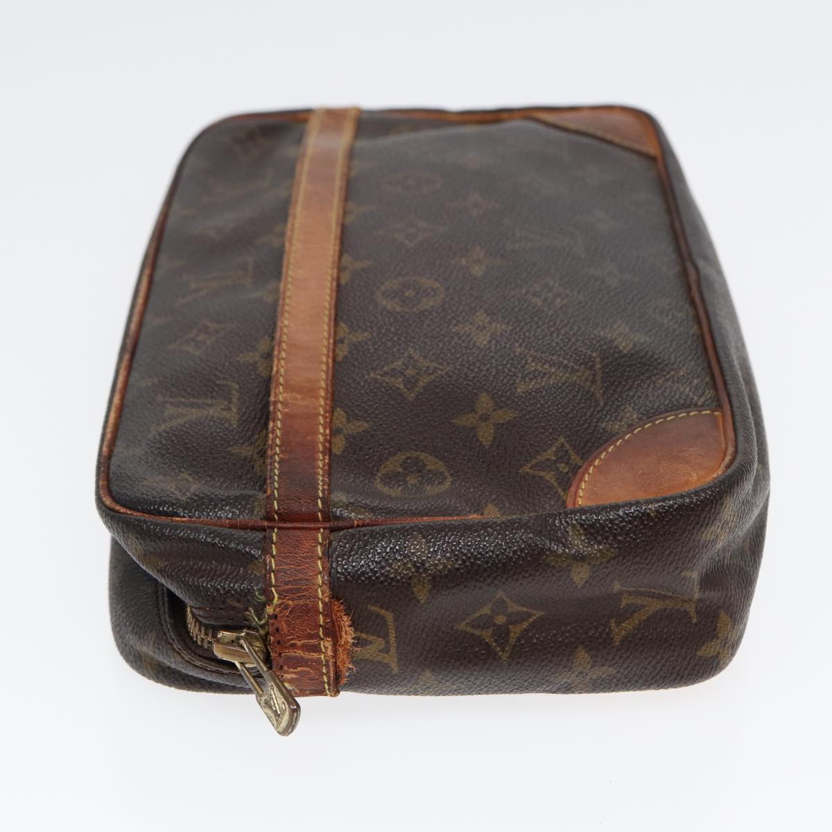 LOUIS VUITTON Monogram Compiegne 28 Clutch Bag M51845 LV Auth 86622